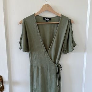 Sage green bridesmaid dress